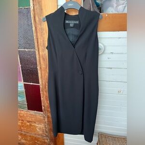 Marianna size 8 black sleeveless career or cocktail dress